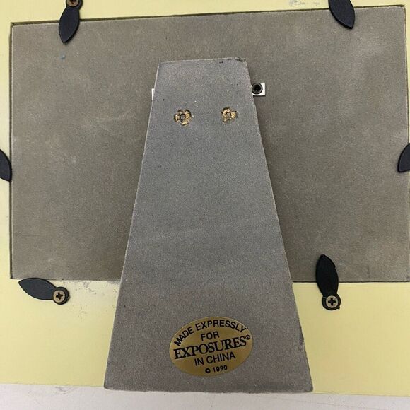 Vtg Exposures Hand Painted "January" Months of the Year 4X6 Picture Frame Winter - Picture 14 of 14